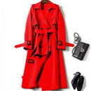 British-style Over-the-knee Coat Over-the-knee Outerwear