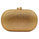 Hot-studded Evening Clutch With A Chain Strap For Banquets