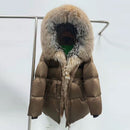 Women's Mid-length Padded Fur Coat