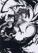 Skithiryx, the Blight Dragon // Skithiryx, the Blight Dragon (AMOM-071) - March of the Machine Art Series (Borderless)