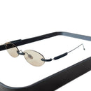 No-makeup Look Rimless Oval Plain Glasses For Women