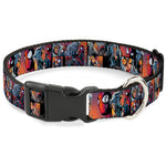 Plastic Clip Collar - Spider-Man & Black Cat Scene Blocks