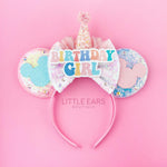 Birthday Pink Hat Mickey Ears