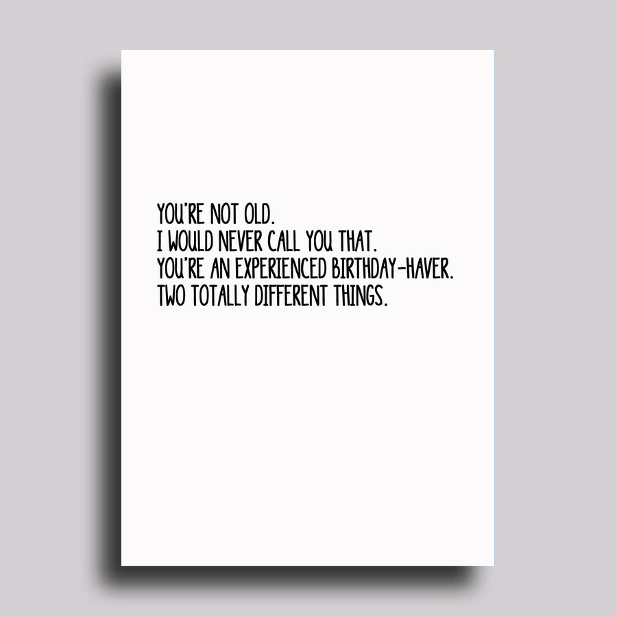 Birthday Haver Birthday Card