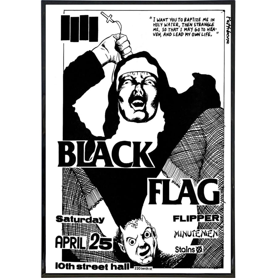 Black Flag Show Poster Print