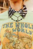 Black Onyx Eclipse Beaded Necklace