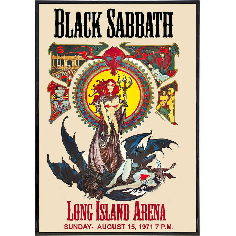 Black Sabbath 1971 Show Poster Print Print The Original Underground 