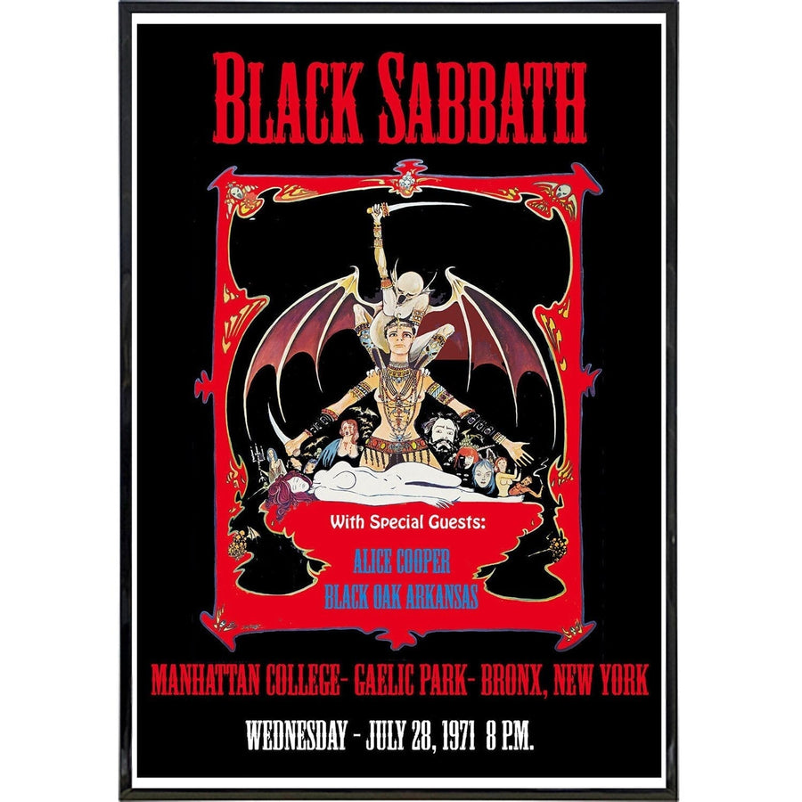 Black Sabbath Bronx 1971 Print Print The Original Underground 