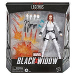 Black Widow Marvel Legends 6-Inch Deluxe White Costume Action Figure with Stand Toys & Games ToyShnip 