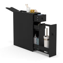 Black Bathroom Cabinet Space Saver Storage Organizer