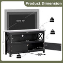 44 Inch Wooden Storage Cabinet TV Stand