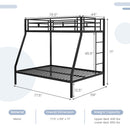 Space-saving Metal Slatted Bed Frame for Teens and Adults Noise-free No Box Spring Needed