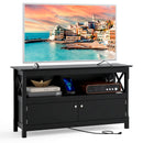 44 Inch Wooden Storage Cabinet TV Stand