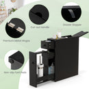 Black Bathroom Cabinet Space Saver Storage Organizer