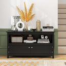 44 Inch Wooden Storage Cabinet TV Stand