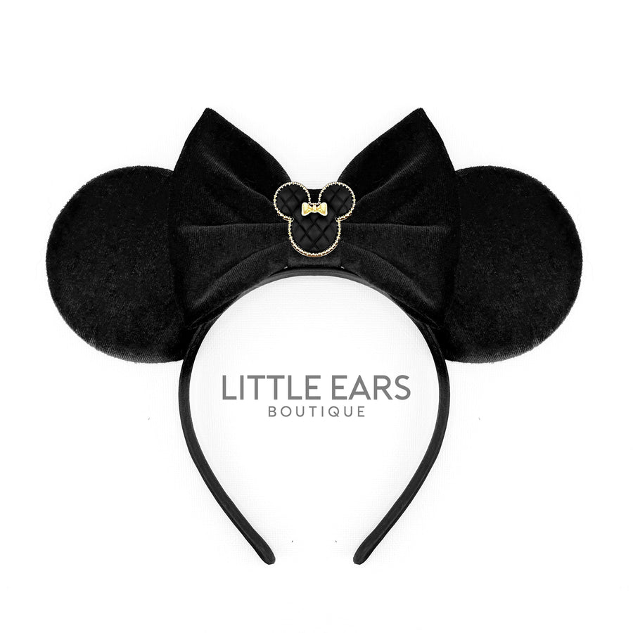 Black Velvet Darling Charm Ears
