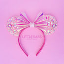 Blue Iridescent Sparkle Mickey Ears