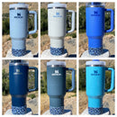 BLUE LEOPARD Tumbler Boot