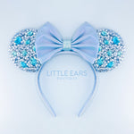Blue Sparkle Mickey Ears