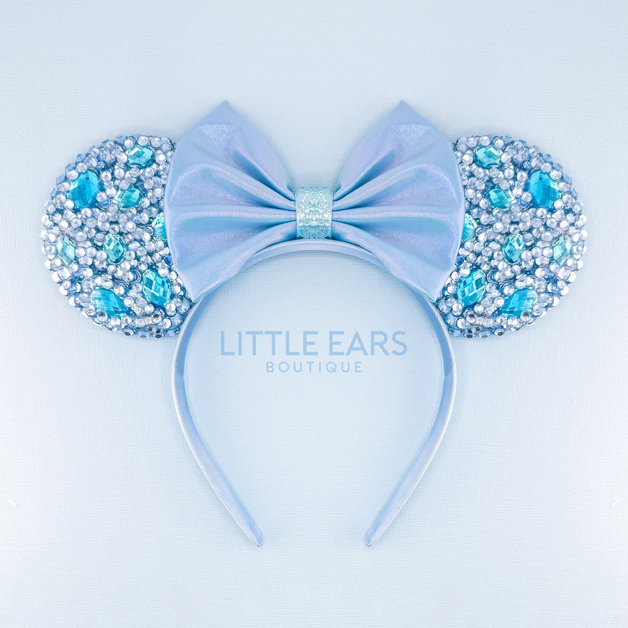 Blue Sparkle Mickey Ears
