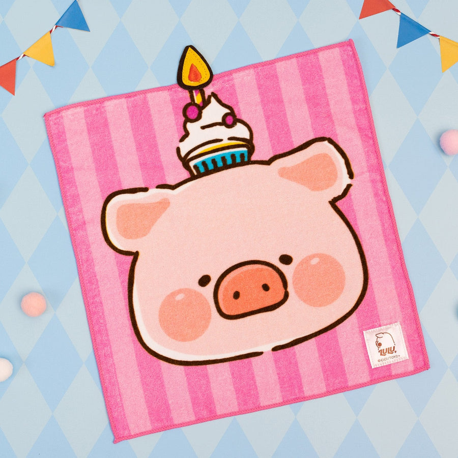 【BOGO】ToyZero+ Lulu The Pig Celebration: Birthday Cake Handkerchief Accessories Kouhigh Toys 