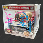 Bret Hart & Shawn Michaels dual signed Funko POP Figure 2pack (w/ Beckett) Signed By Superstars 