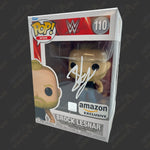 Brock Lesnar signed WWE Funko POP Figure #110 (Amazon Exclusive w/ JSA) Signed By Superstars 
