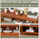 44 Inch Wooden Storage Cabinet TV Stand
