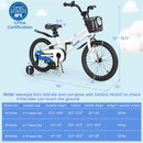 18 Feet Kids Bike with Removable Training Wheels