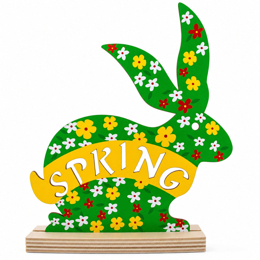 Easter Rabbit Bunny Shape Spring Cutout 7.6 Inches