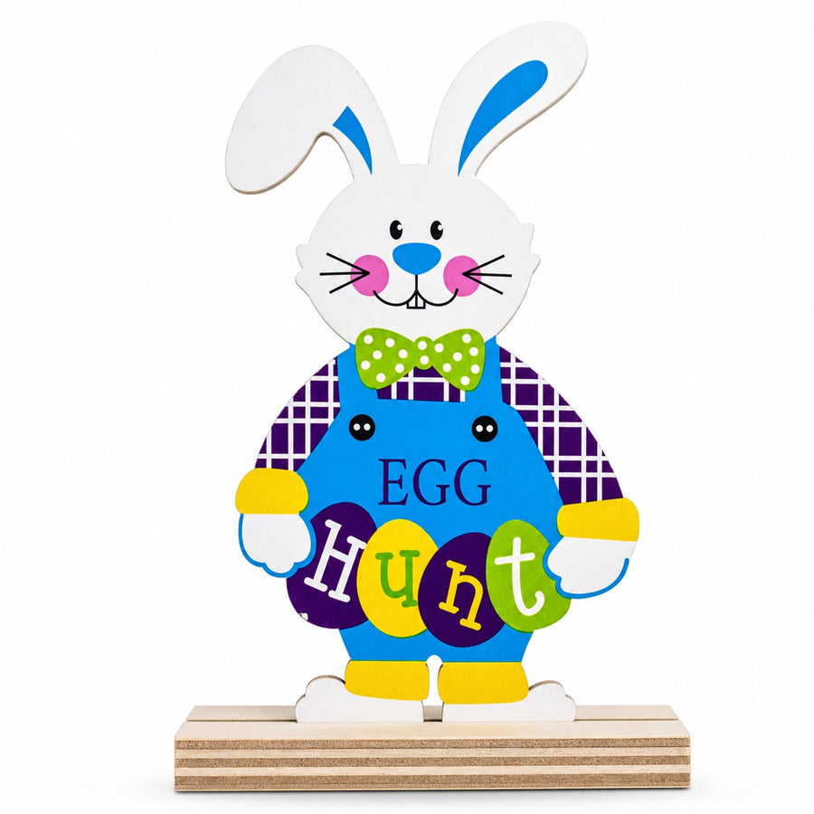 Easter Rabbit Egg Hunting Bunny Shape Cutout 6.15 Inches