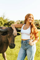 Buckle Bunny Cropped Tank Top