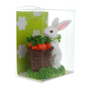 Bunny with Easter Basket Full of Carrots 3 Inches