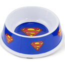 Single Melamine Pet Bowl - 7.5 (16oz) - Superman Shield Blue