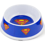 Single Melamine Pet Bowl - 7.5 (16oz) - Superman Shield Blue