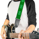 Guitar Strap - Green Lantern Logo Weathered Greens