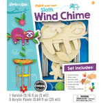 Sloth Wind Chime Wood Craft & Paint Kit