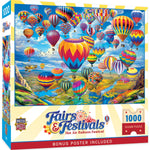 Fairs & Festivals - Hot Air Balloon Festival 1000 Piece Jigsaw Puzzle