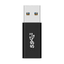USB Male to USB C Female Double Sided Adapter