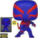 Spider-Man: Across the Spider-Verse Spider-Man 2099 Glow-in-the-Dark Pop! - Entertainment Earth Excl.