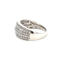 1.00ct Diamond Wedding Band Ring 10KT White Gold