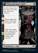 Okiba Reckoner Raid // Nezumi Road Captain (NEO-117) - Kamigawa: Neon Dynasty: (fandfc, enchantment)