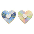 Double-Layer Heart Rotating Badge