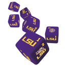 LSU Tigers Dice Set - 19mm