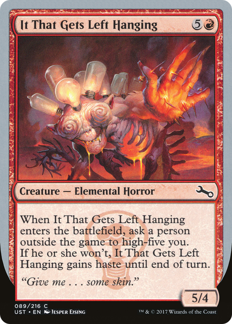It That Gets Left Hanging (UST-089) - Unstable Foil