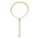 14k Yellow Gold Plated .925 Sterling 5/8 Cttw Diamond Composite Cushion Frame 4â€-10â€ Adjustable Bolo Bracelet (G-H Color, I1-I2 Clarity)