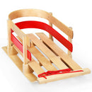 Outdoor Play Baby Kids Wooden Sled with Solid Wood Seat