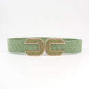 Women's Niche Straw Elastic Waistband