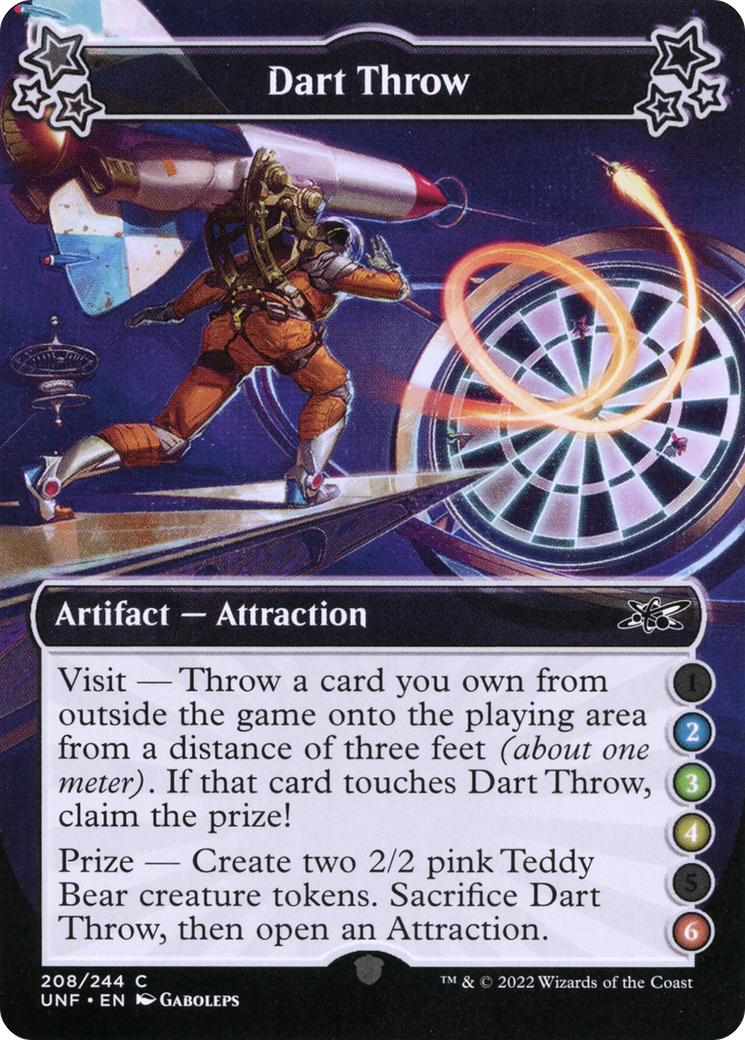Dart Throw (UNF-208) - Unfinity Foil