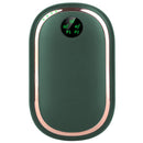 Rechargeable Hand Warmer Electric Hand Heater Portable Reusable Pocket Warmer Power Bank with Digital Display Sunset Light 3 Levels Double-sided Heati